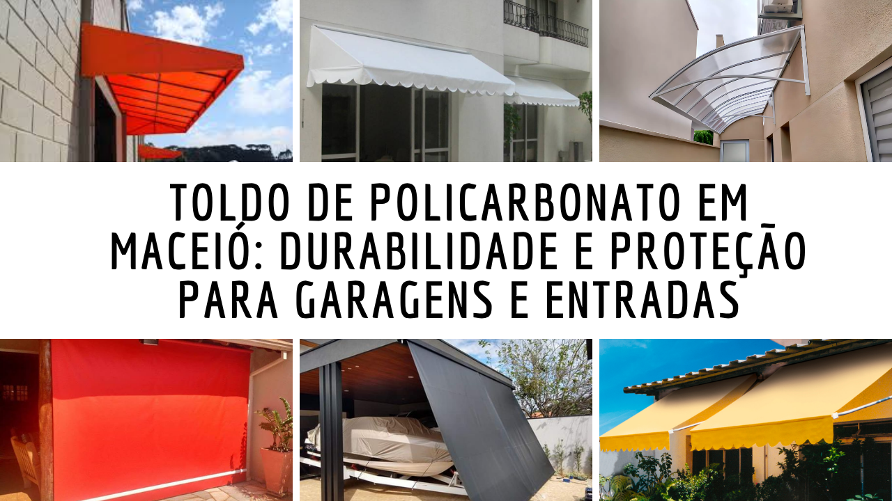Veja as vantagens do toldo de policarbonato em Maceió, quanto custa e por que ele é ideal para garagens e entradas.