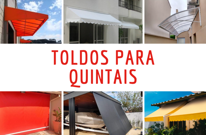 Toldos para quintais Toldos para quintais